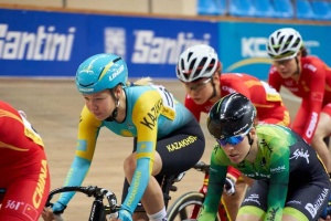 Kazakh woman took 6th place at the World Cup stage on the cycle track